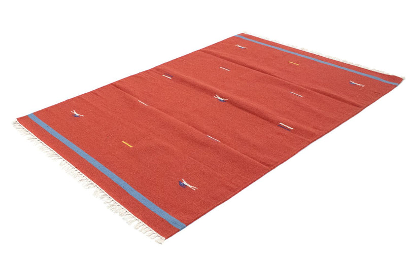 Kelim Teppich - Trendy 180 x 120 cm - rot