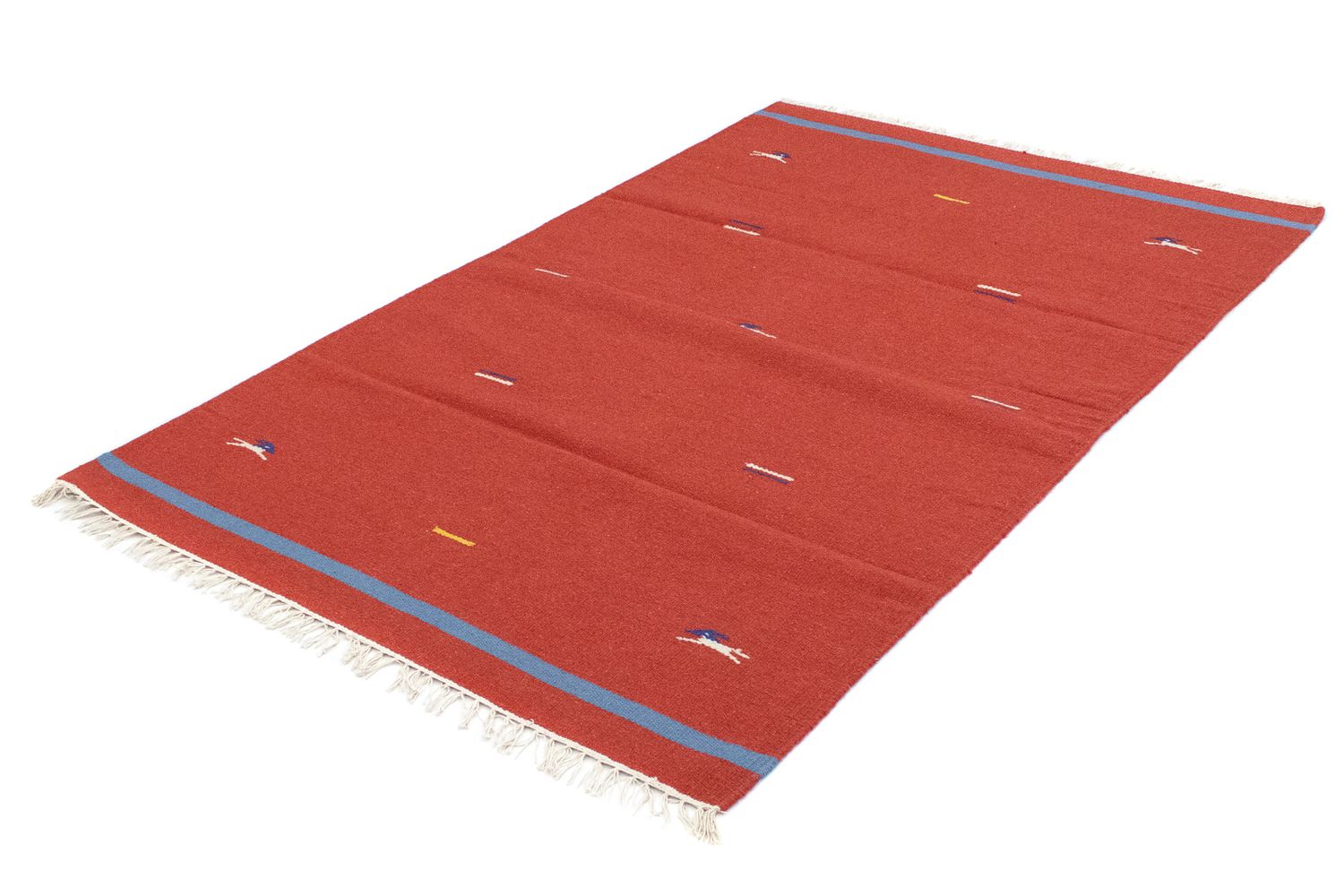 Kelim Teppich - Trendy 180 x 120 cm - rot