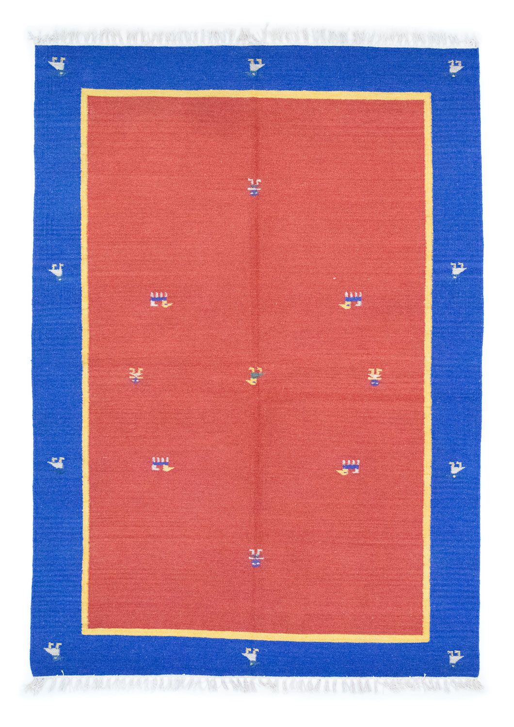 Kelim Teppich - Trendy 200 x 140 cm - rot