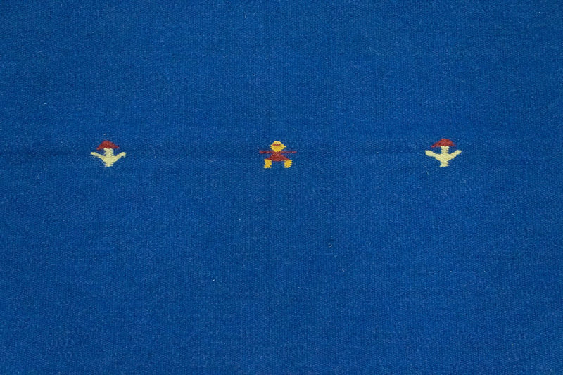 Kelim Teppich - Trendy 180 x 120 cm - blau
