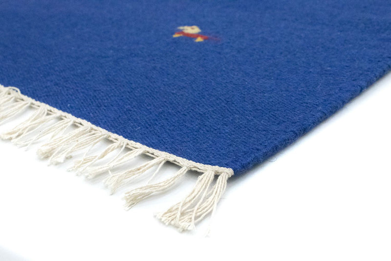 Kelim Teppich - Trendy 180 x 120 cm - blau