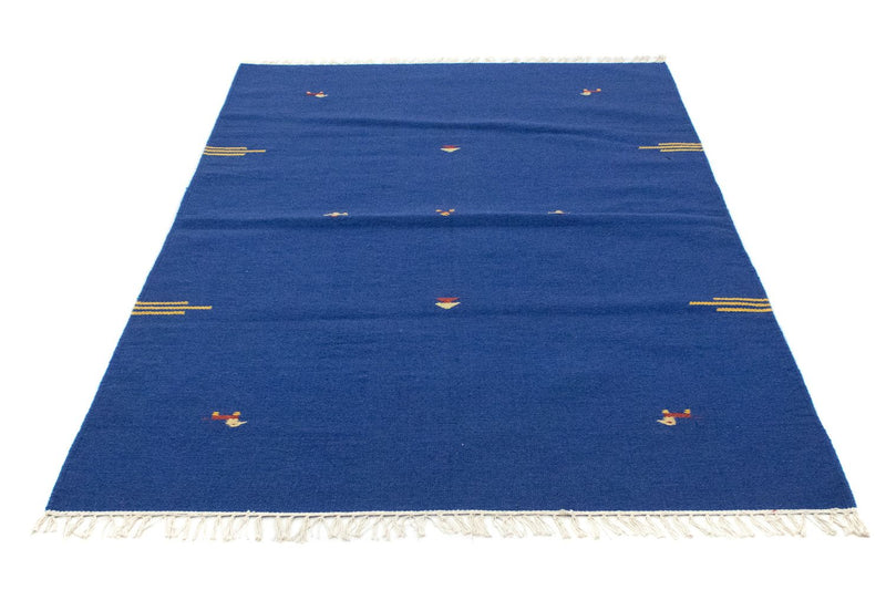 Kelim Teppich - Trendy 180 x 120 cm - blau