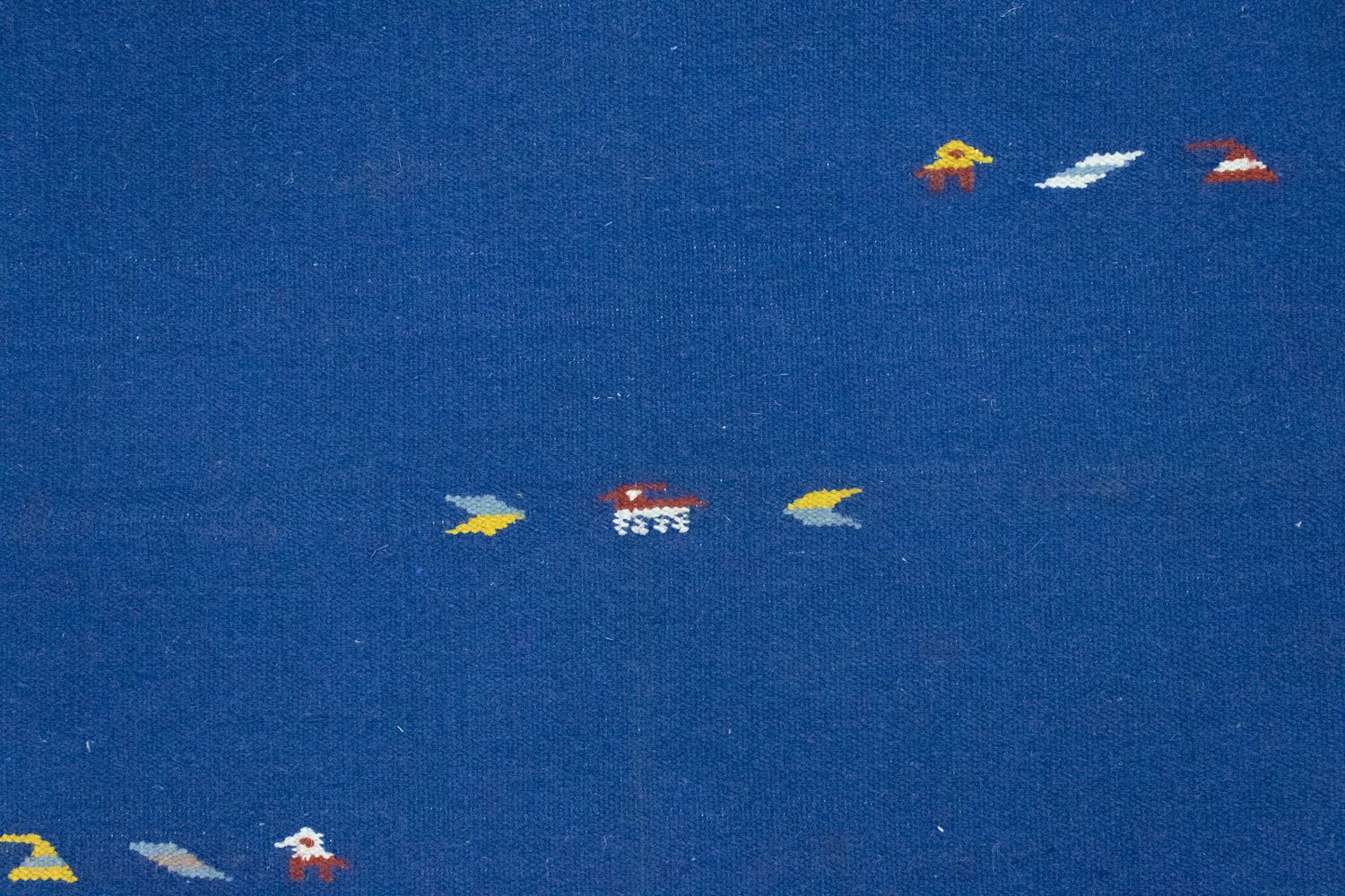Kelim Teppich - Trendy 180 x 120 cm - blau