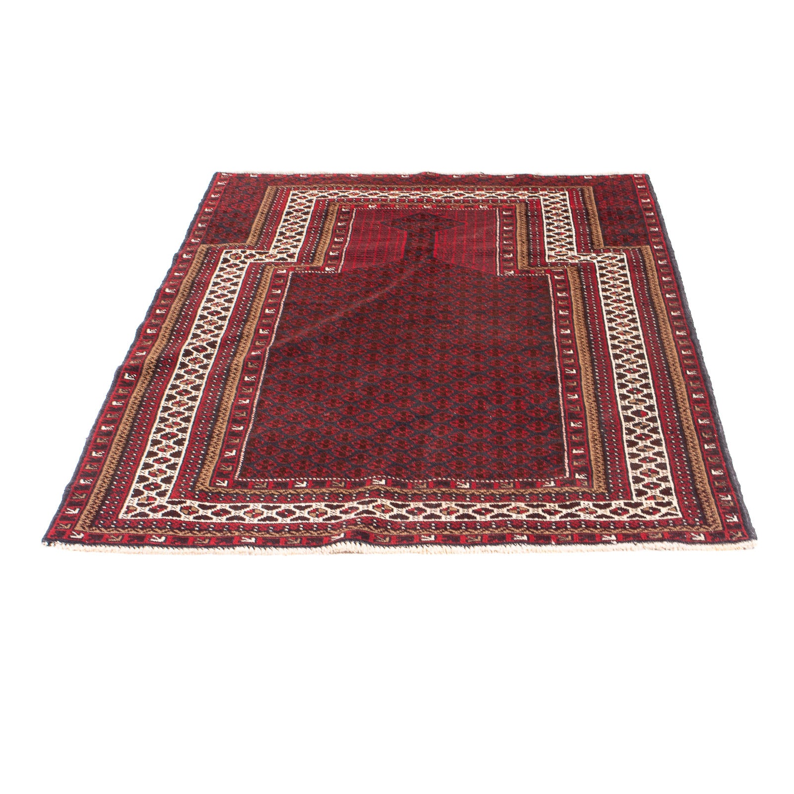 Belutsch Teppich - Gebetsteppich - 155 x 103 cm - dunkelblau
