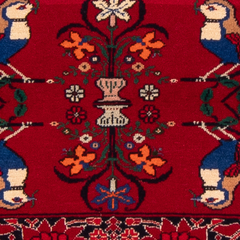 Belutsch Teppich quadratisch  - 104 x 91 cm - rot