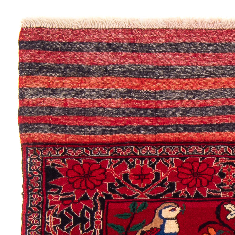 Belutsch Teppich quadratisch  - 104 x 91 cm - rot