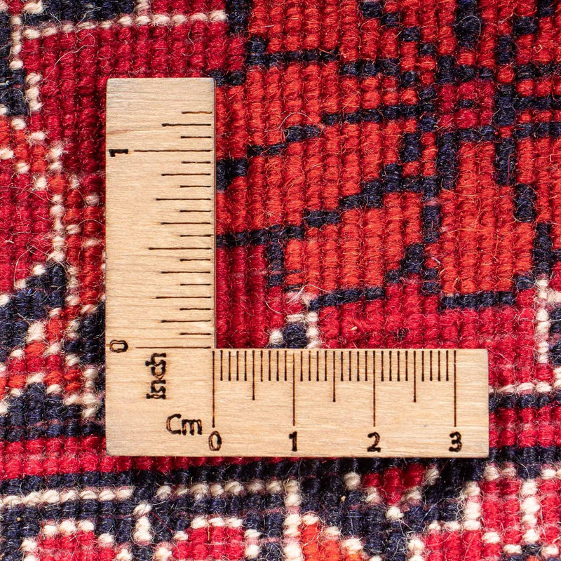 Belutsch Teppich quadratisch  - 104 x 91 cm - rot