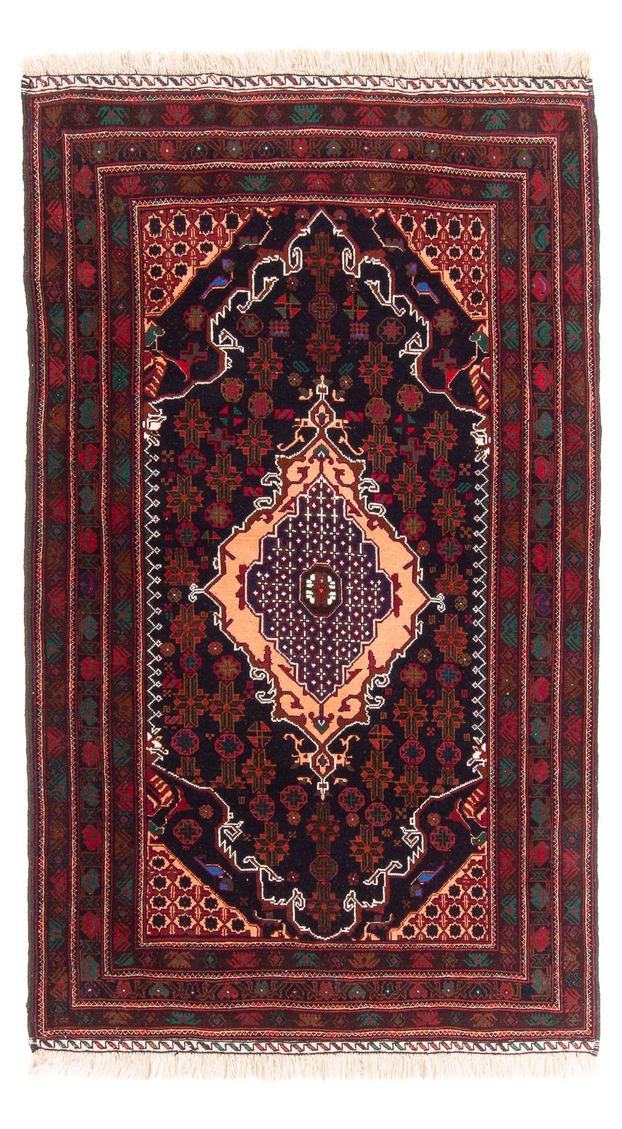 Belutsch Teppich - 195 x 117 cm - dunkelblau