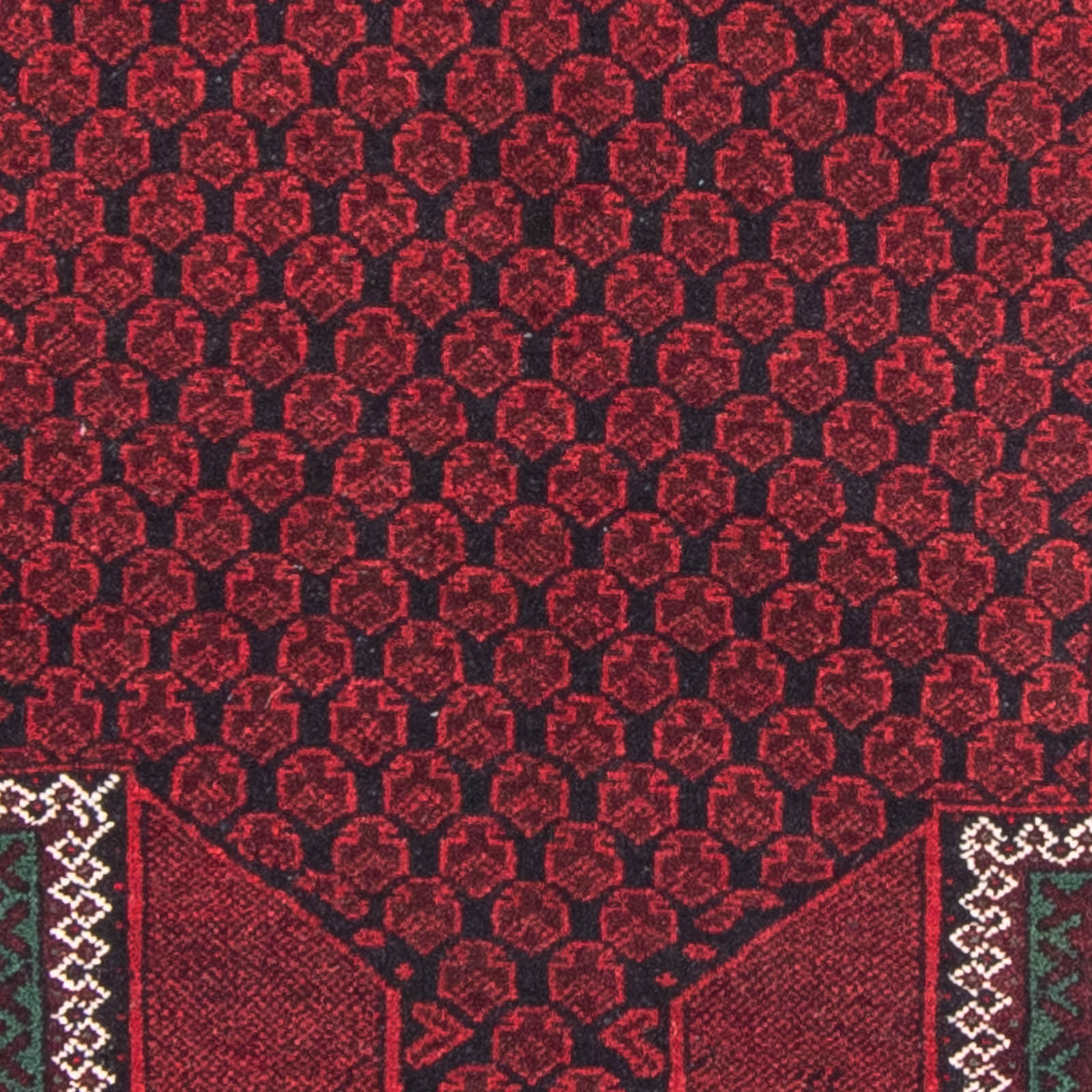 Belutsch Teppich - Gebetsteppich - 145 x 88 cm - rot