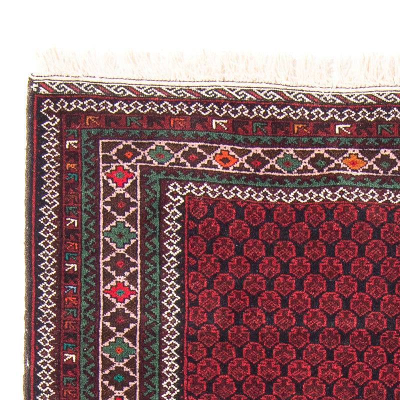 Belutsch Teppich - Gebetsteppich - 145 x 88 cm - rot