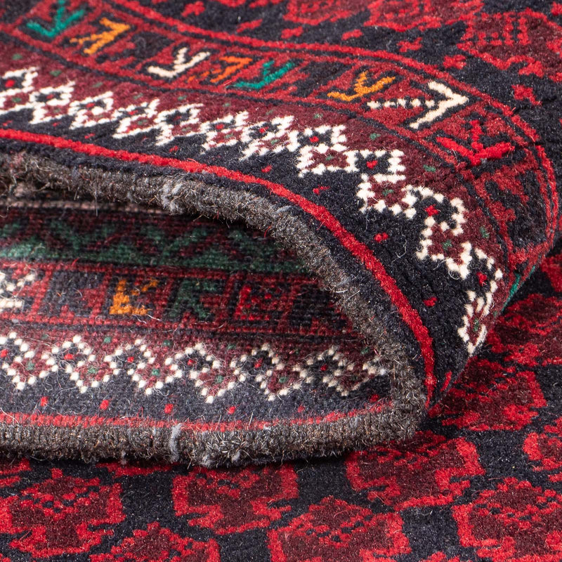 Belutsch Teppich - Gebetsteppich - 145 x 88 cm - rot