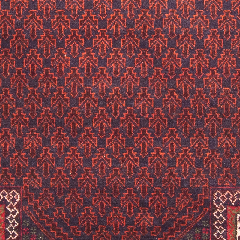 Belutsch Teppich - Gebetsteppich - 146 x 99 cm - dunkelblau