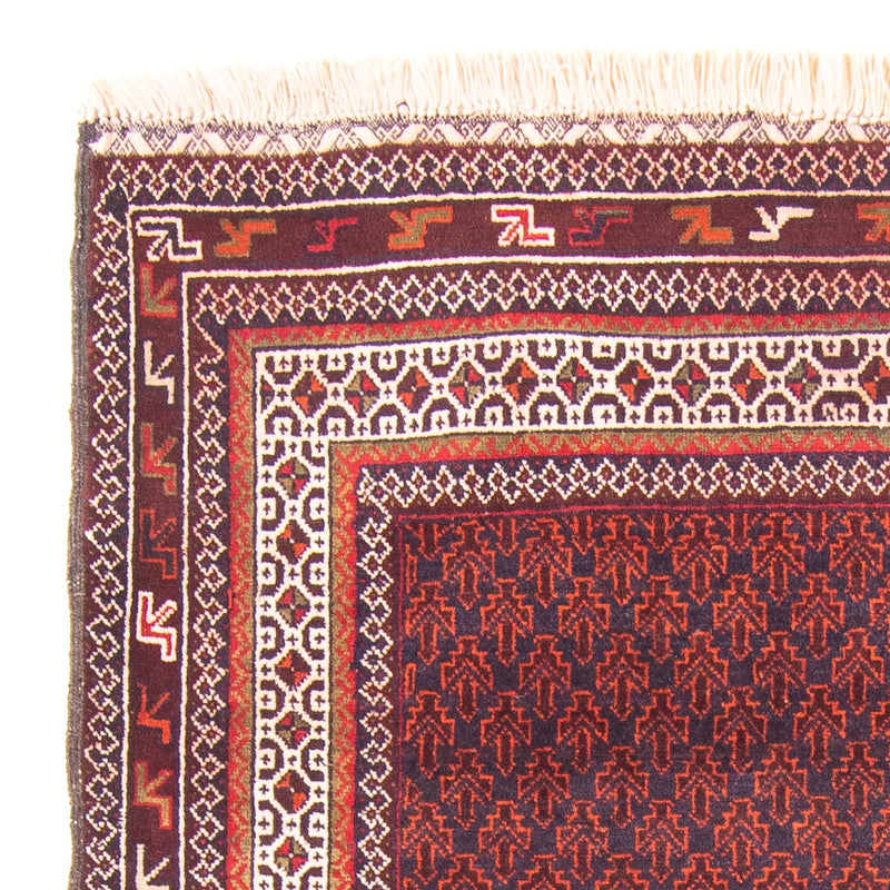 Belutsch Teppich - Gebetsteppich - 146 x 99 cm - dunkelblau