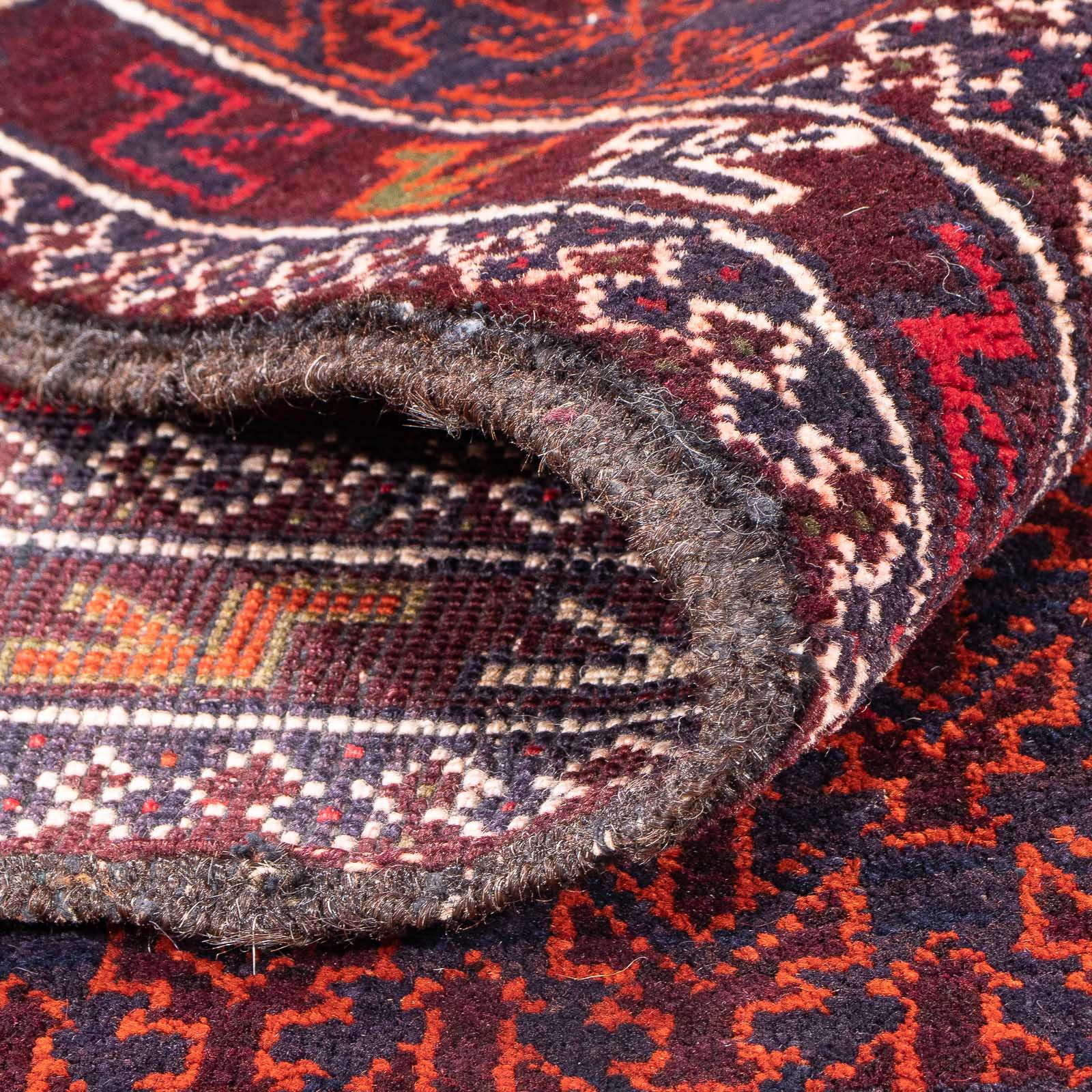 Belutsch Teppich - Gebetsteppich - 146 x 99 cm - dunkelblau