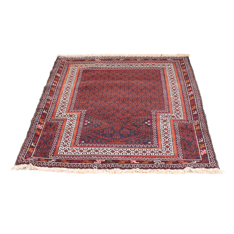 Belutsch Teppich - Gebetsteppich - 146 x 99 cm - dunkelblau