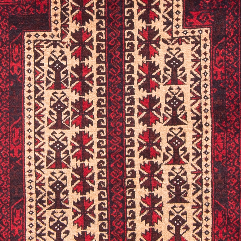 Belutsch Teppich - Gebetsteppich - 154 x 93 cm - beige