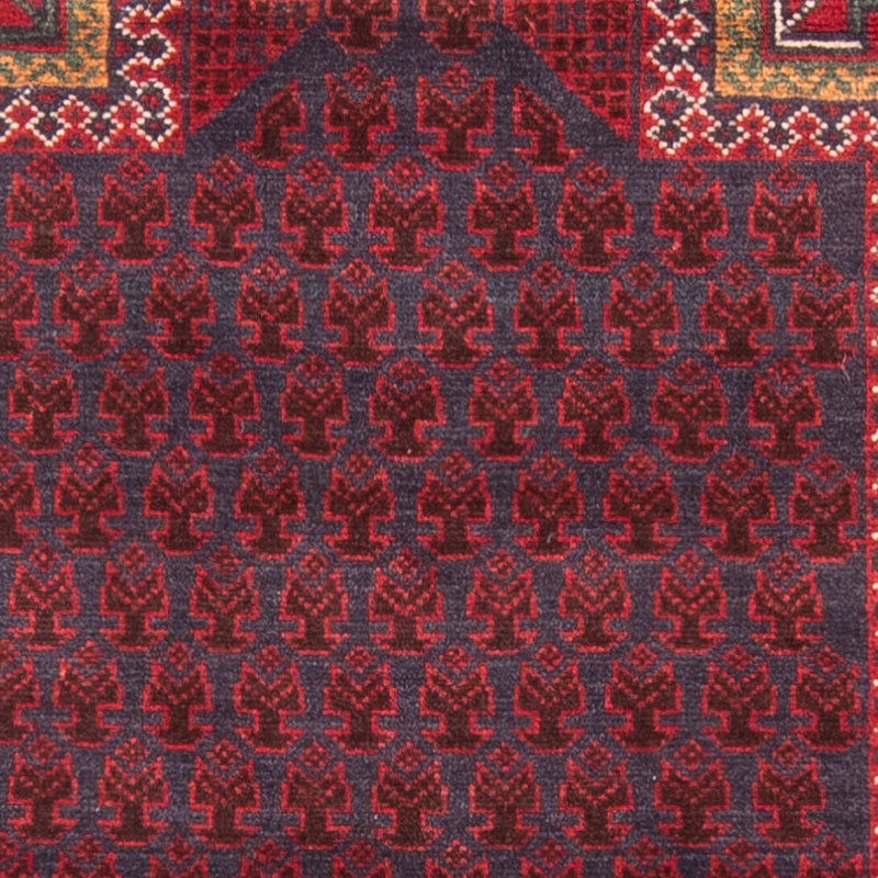 Belutsch Teppich - Gebetsteppich - 141 x 80 cm - dunkelblau