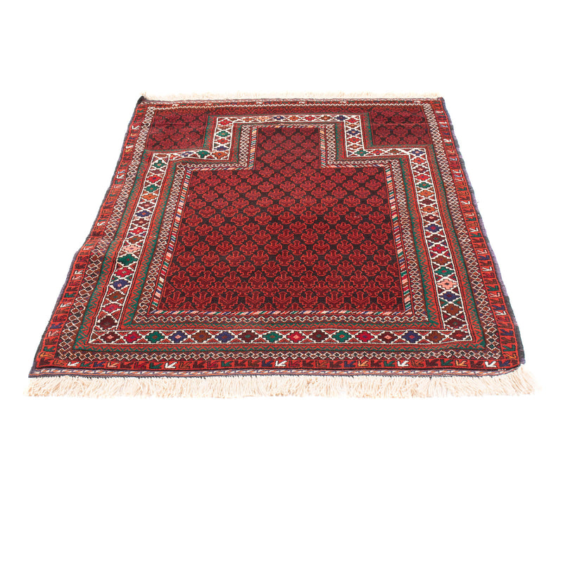 Belutsch Teppich - Gebetsteppich - 155 x 103 cm - rot