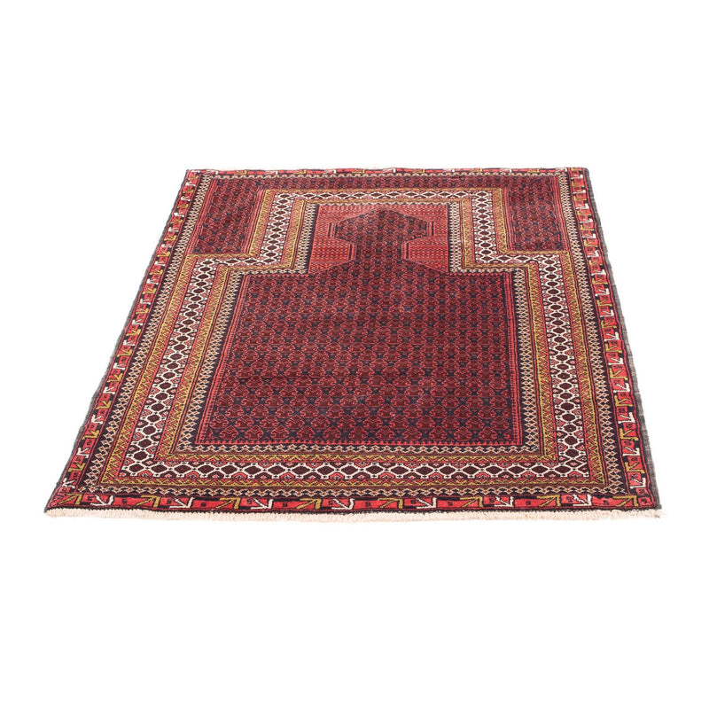 Belutsch Teppich - Gebetsteppich - 140 x 91 cm - dunkelblau