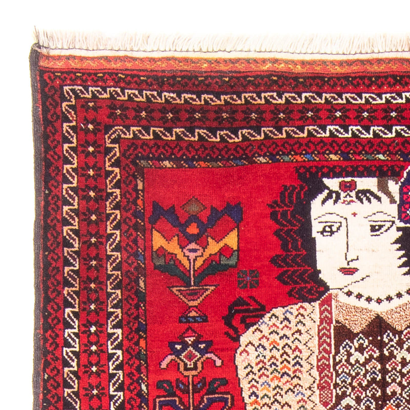 Belutsch Teppich - 145 x 92 cm - rot