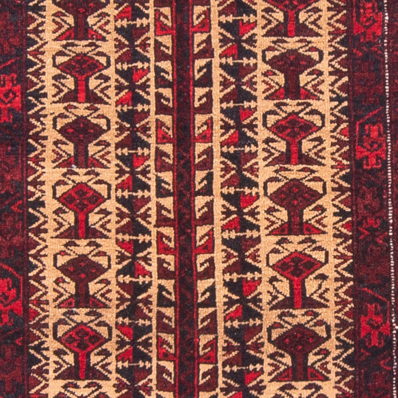 Belutsch Teppich - Gebetsteppich - 130 x 83 cm - beige