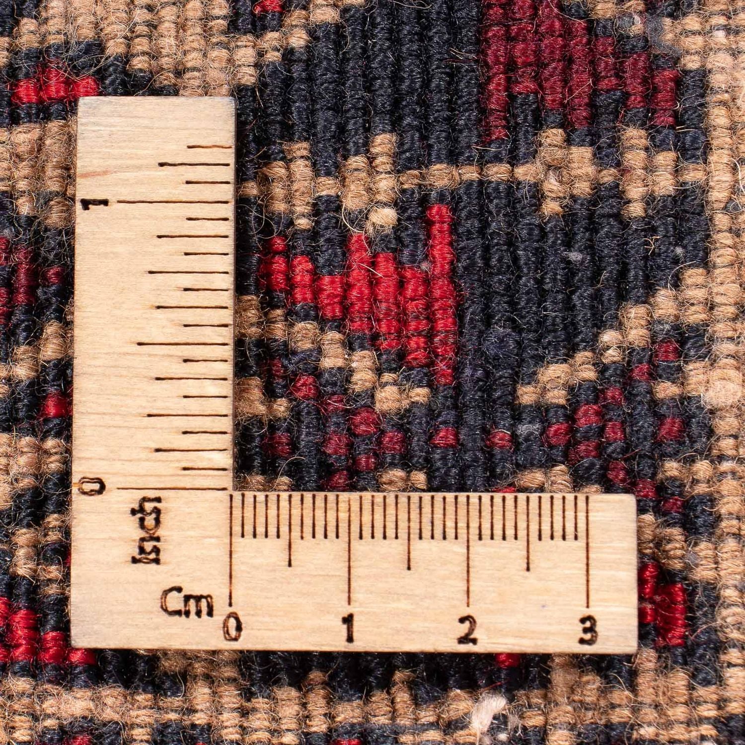 Belutsch Teppich - Gebetsteppich - 130 x 83 cm - beige