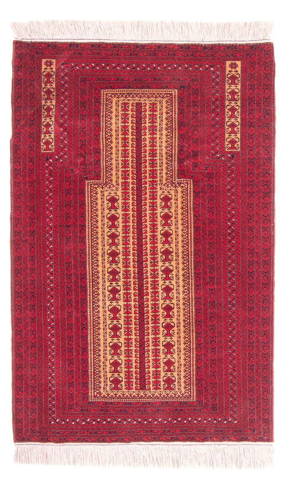 Belutsch Teppich - Gebetsteppich - 148 x 97 cm - gold