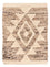 Wollteppich - 90 x 60 cm - hellbeige