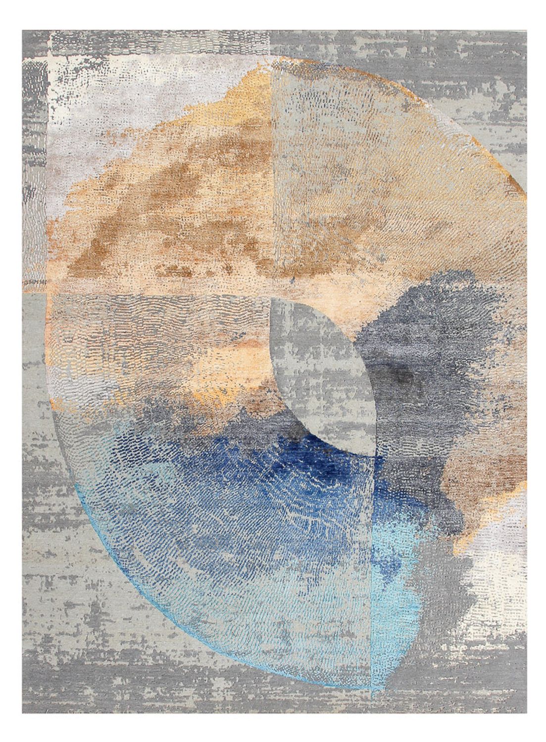 Designer Teppich - 306 x 244 cm - mehrfarbig