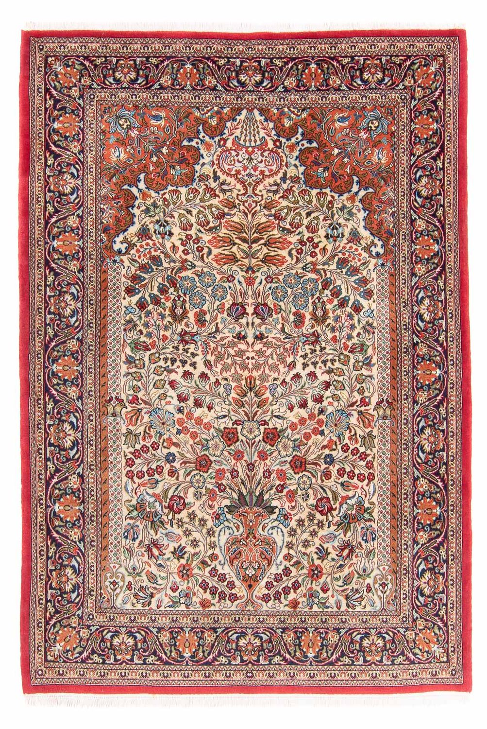 Perserteppich - Ghom - 200 x 137 cm - beige