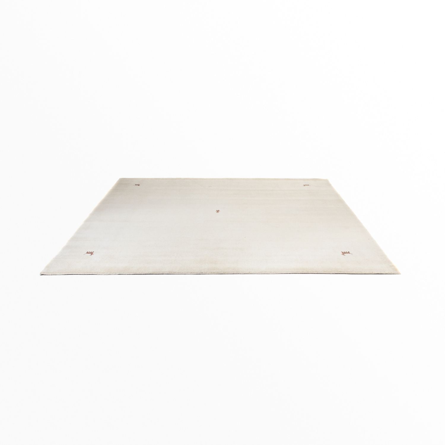 Gabbeh Teppich - Softy quadratisch  - 250 x 250 cm - beige