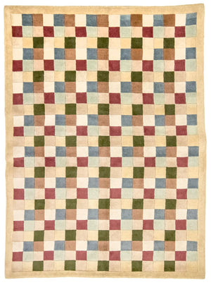 Nepal Teppich 220 x 160 cm - bunt