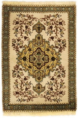 Perserteppich - Täbriz 87 x 62 cm - beige