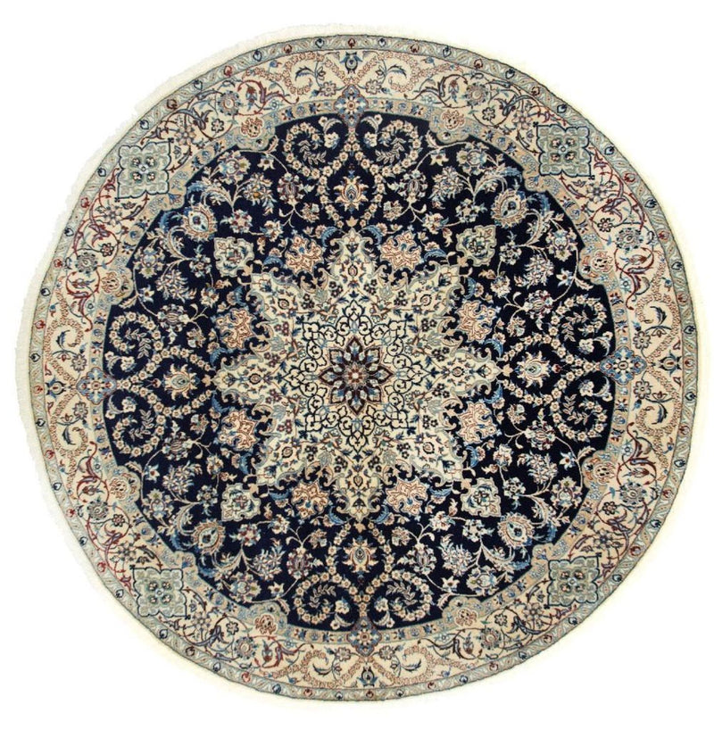 Perserteppich - Nain - Royal 210 x 210 cm Runder Teppich