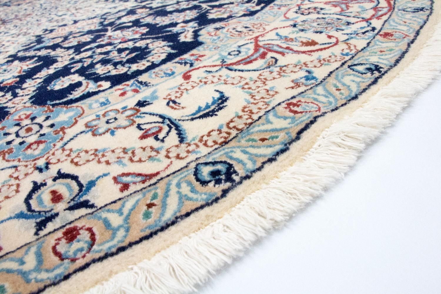 Perserteppich - Nain - Royal 210 x 210 cm Runder Teppich