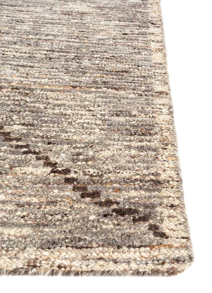Wollteppich - 300 x 270 cm - dunkelbeige