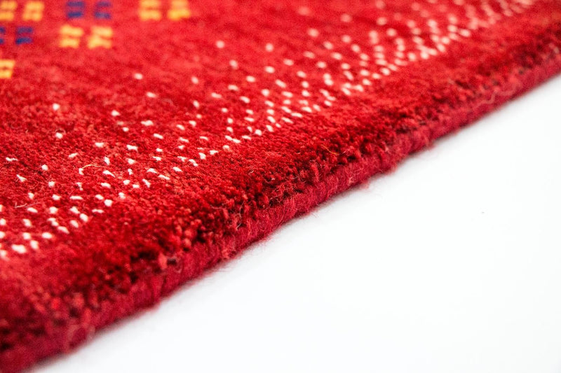 Gabbeh Teppich - Loribaft Indus 250 x 200 cm - rot