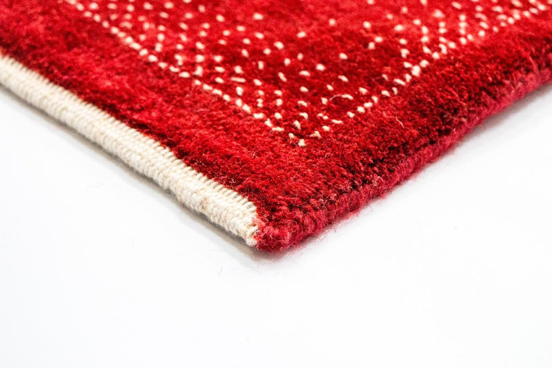Gabbeh Teppich - Loribaft Indus 250 x 200 cm - rot