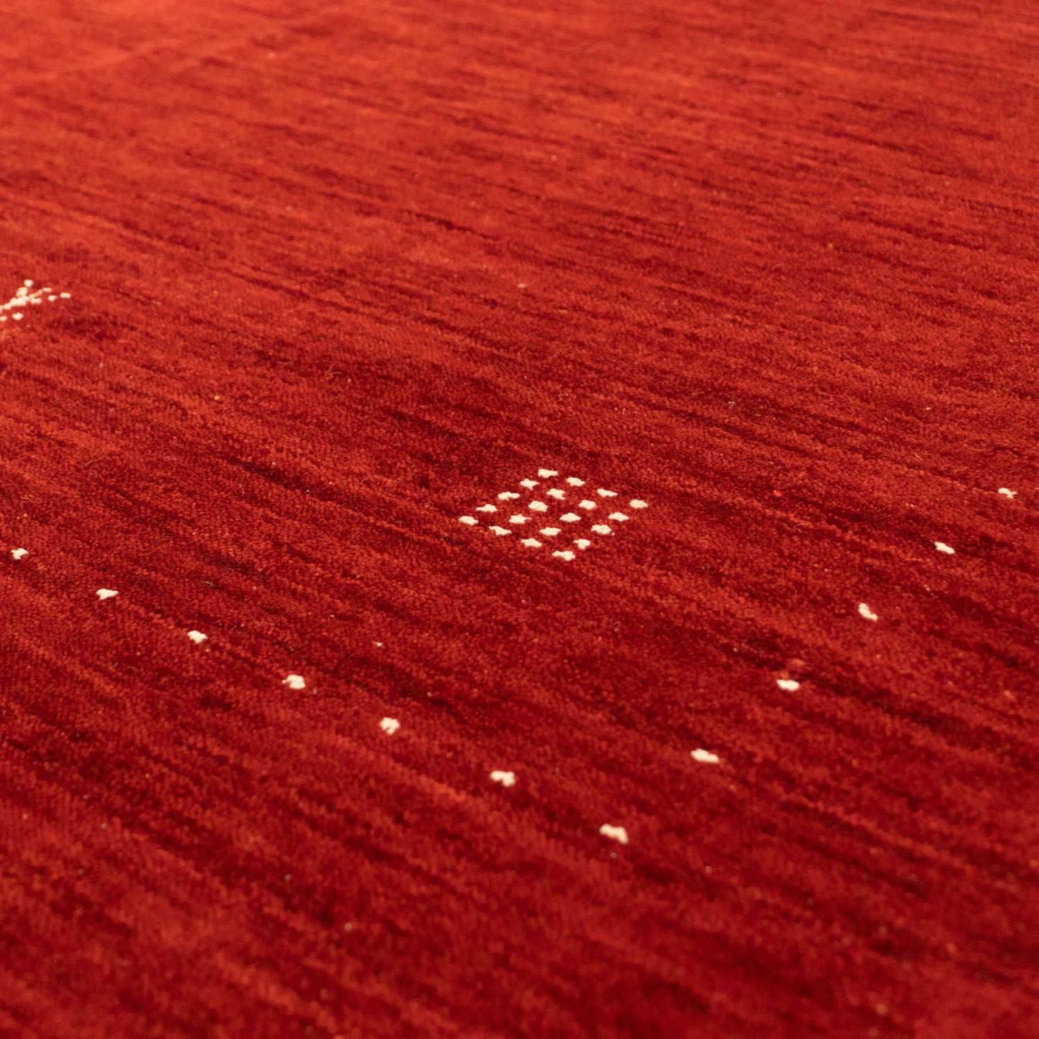 Gabbeh Teppich - Softy 180 x 120 cm - rot