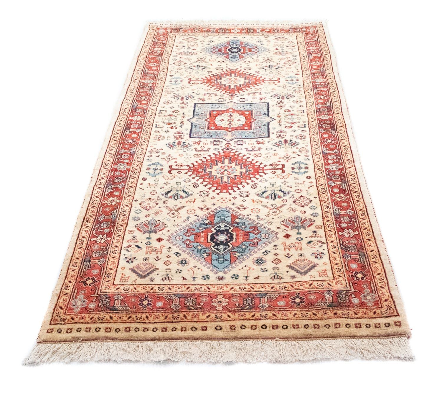 Perserteppich - Nomadic 230 x 90 cm - beige