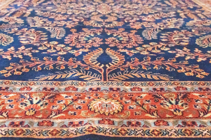 Orientteppich - Indus 300 x 195 cm - blau