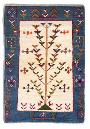 Gabbeh Teppich - Perser - 92 x 63 cm - mehrfarbig