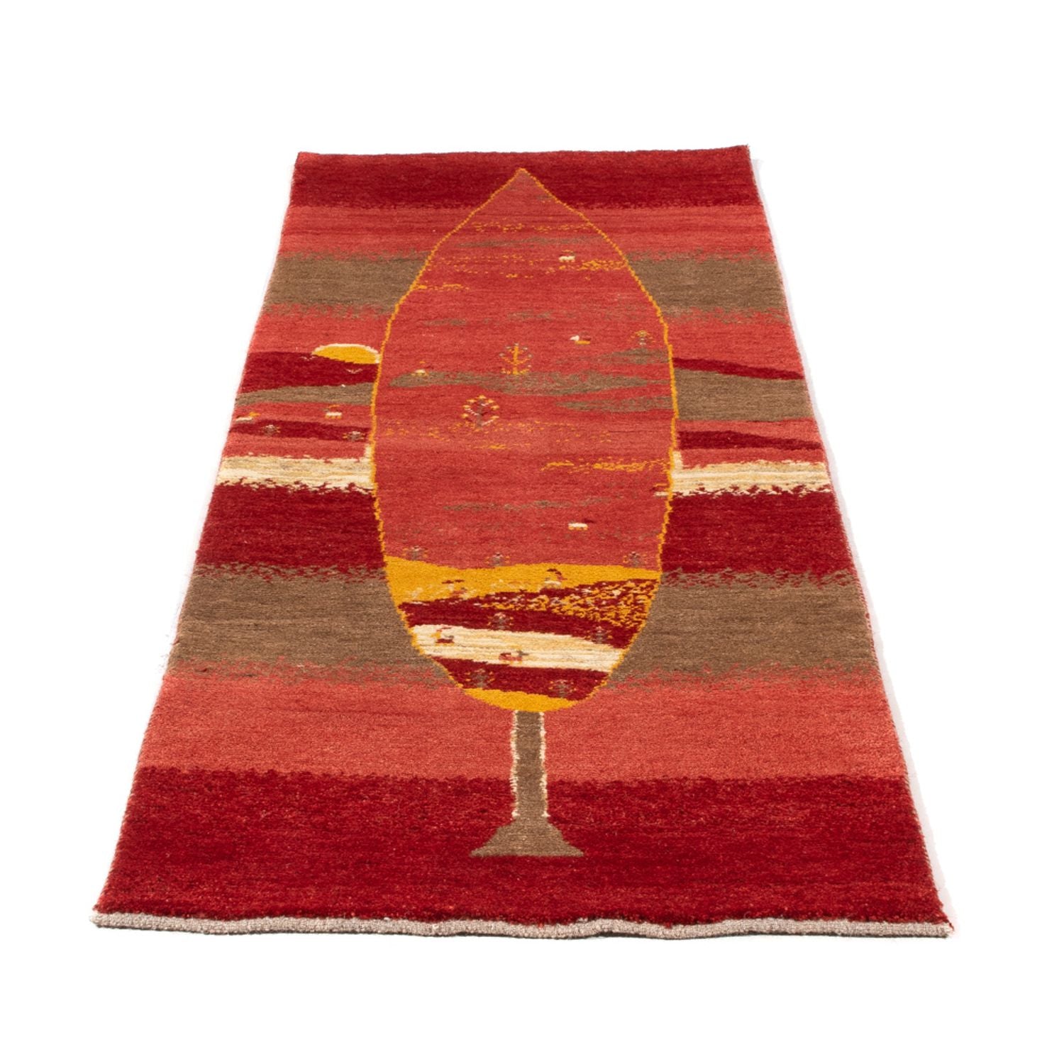Läufer Gabbeh - Perser - 205 x 74 cm - rot