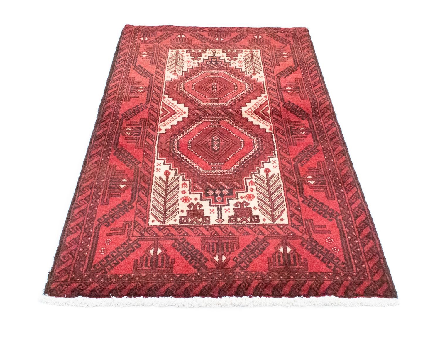 Belutsch Teppich 178 x 103 cm - rot