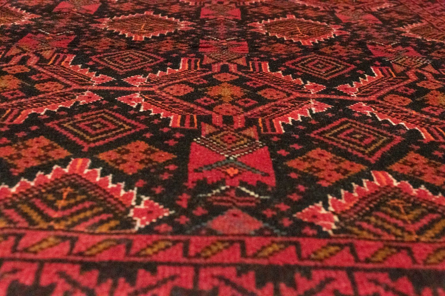 Belutsch Teppich 195 x 110 cm - rot