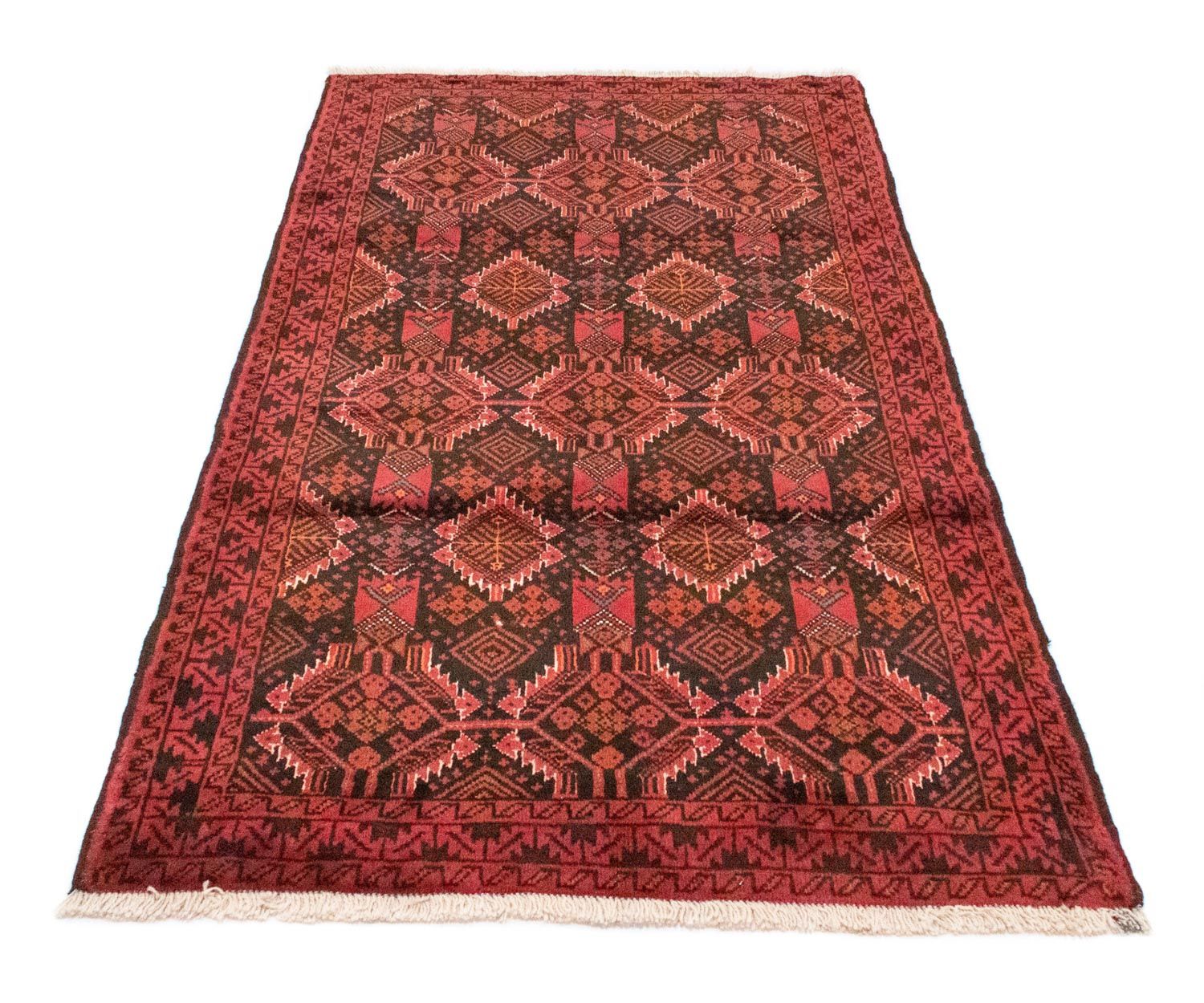 Belutsch Teppich 195 x 110 cm - rot