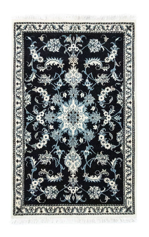 Perserteppich - Nain 131 x 90 cm - blau