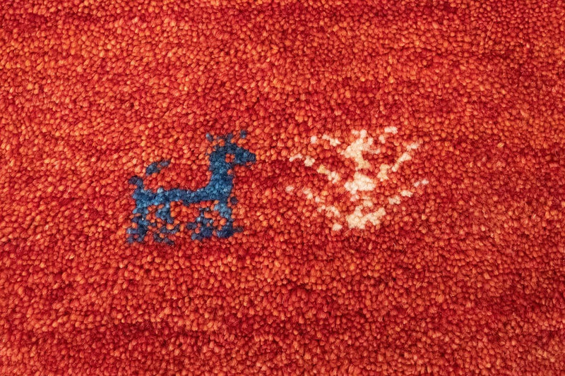 Gabbeh Teppich - Perser 154 x 96 cm - rot