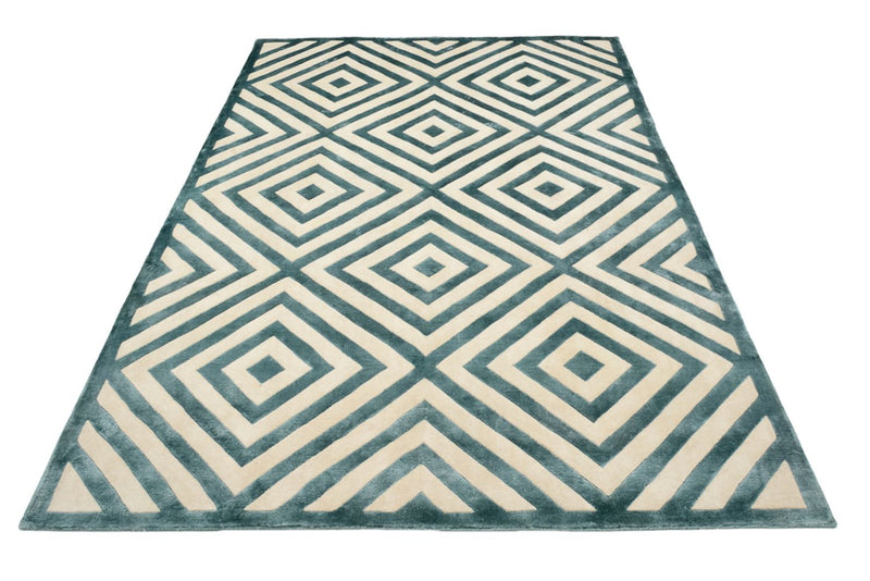 Designer Teppich - 237 x 169 cm - mehrfarbig