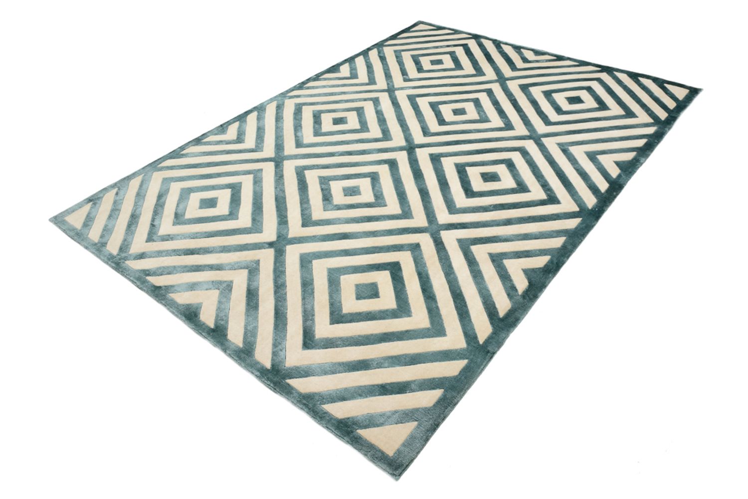 Designer Teppich - 237 x 169 cm - mehrfarbig